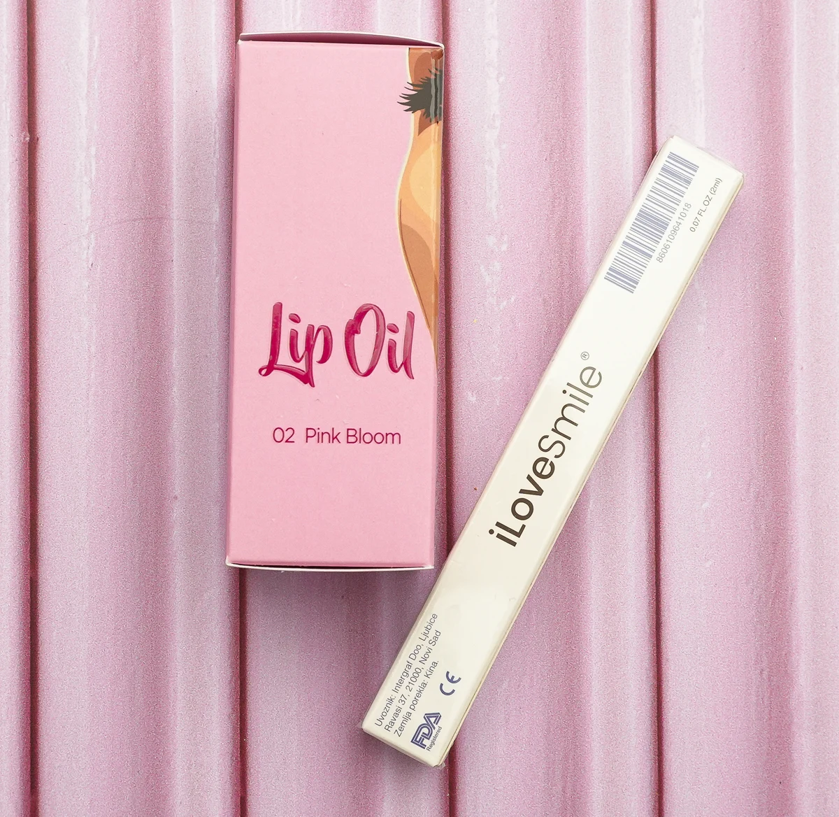 iLove Smile + Pretty Every Day Lip Oil – Pink Bloom